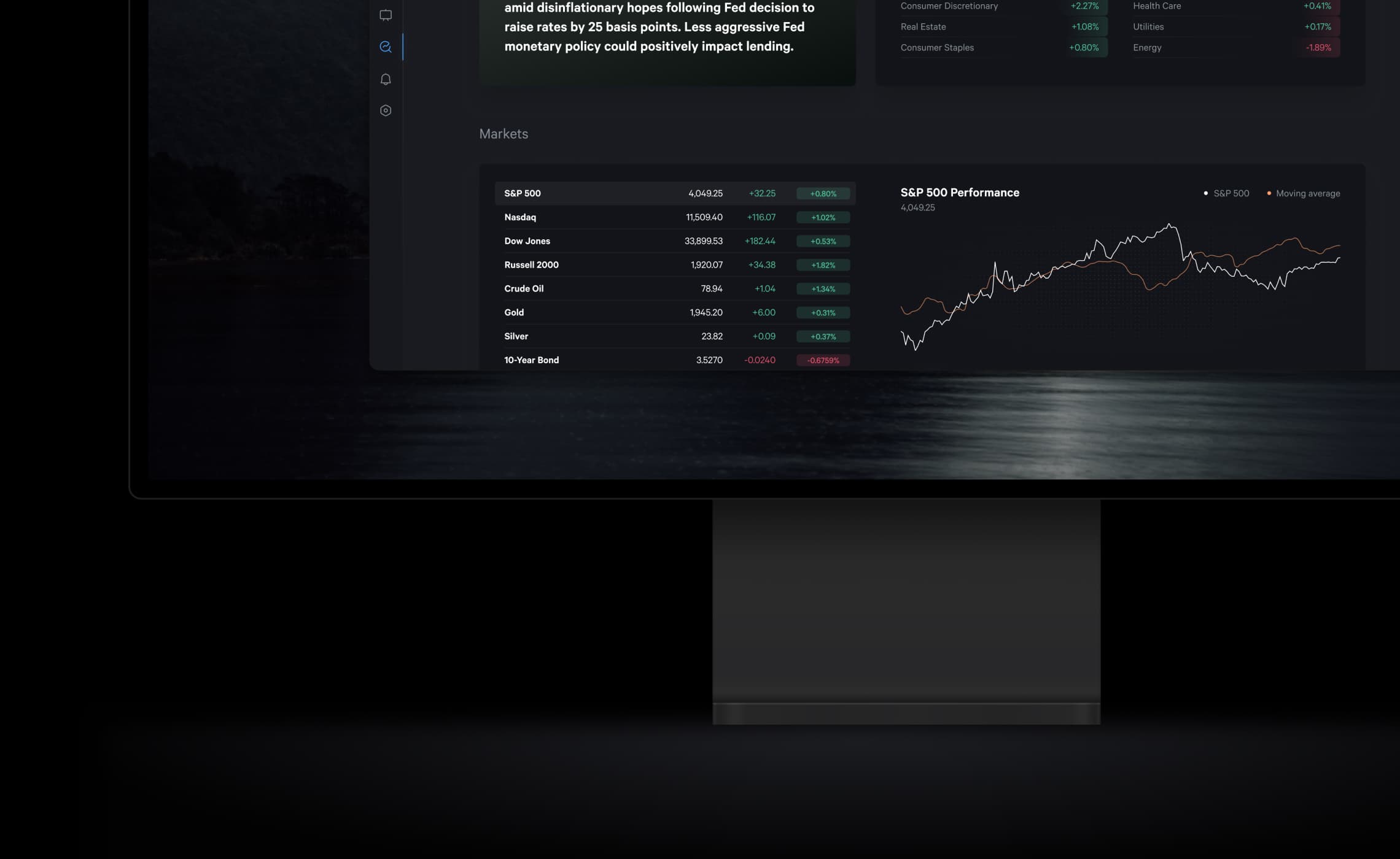 Fey's analysis screen.