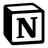 Logo of Notion